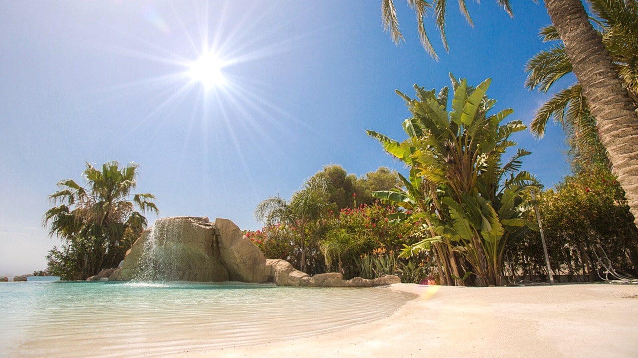 Piscinas de arena Revestimientos de cuarzo para realizar piscinas de arena